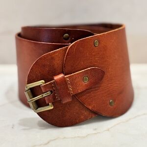 Banana Republic Leather Corset Belt